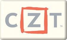 CZT logo displayed on the Meet Lisa page of the Wee Crafty Crow website